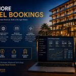 Hotel Website Development with mobile-friendly design, booking engine integration, and SEO to increase direct hotel bookings.